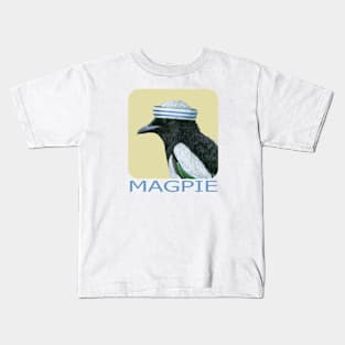 Eurasian magpie Kids T-Shirt